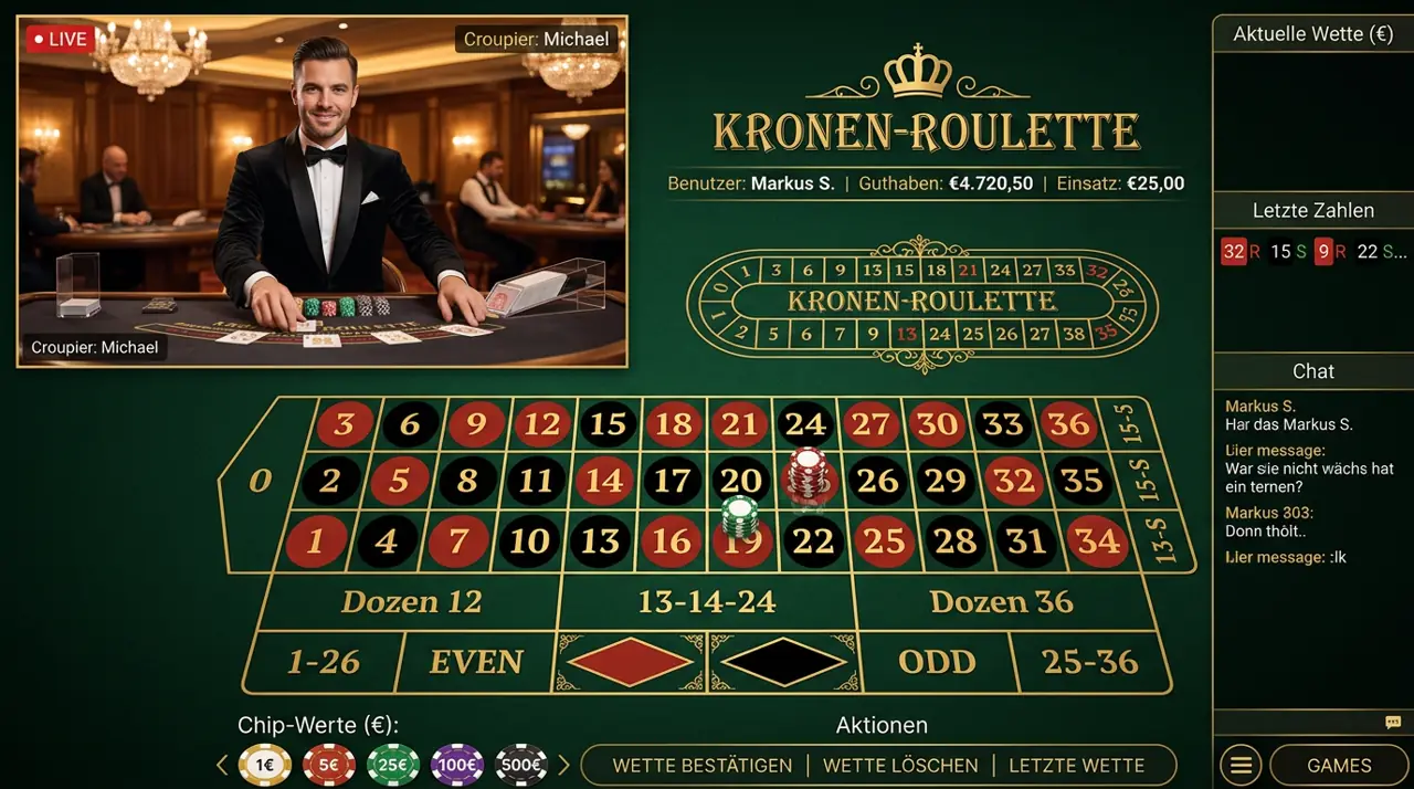 Live Casino im Bull